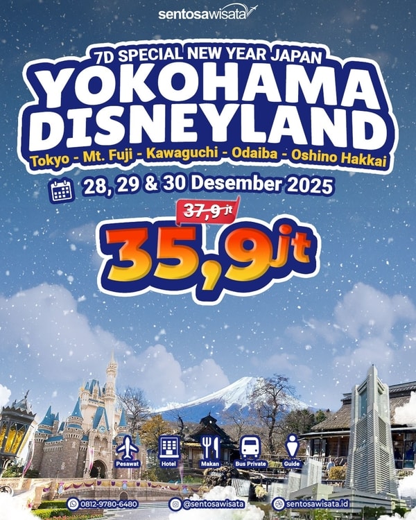 Paket Tour Jepang Yokohama Disneyland