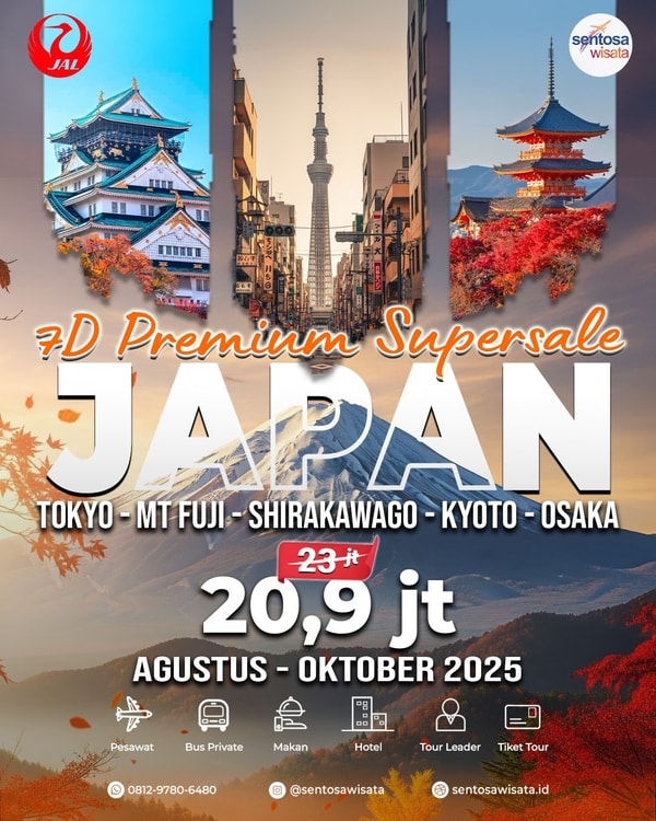 Paket Tour Jepang Shirakawago