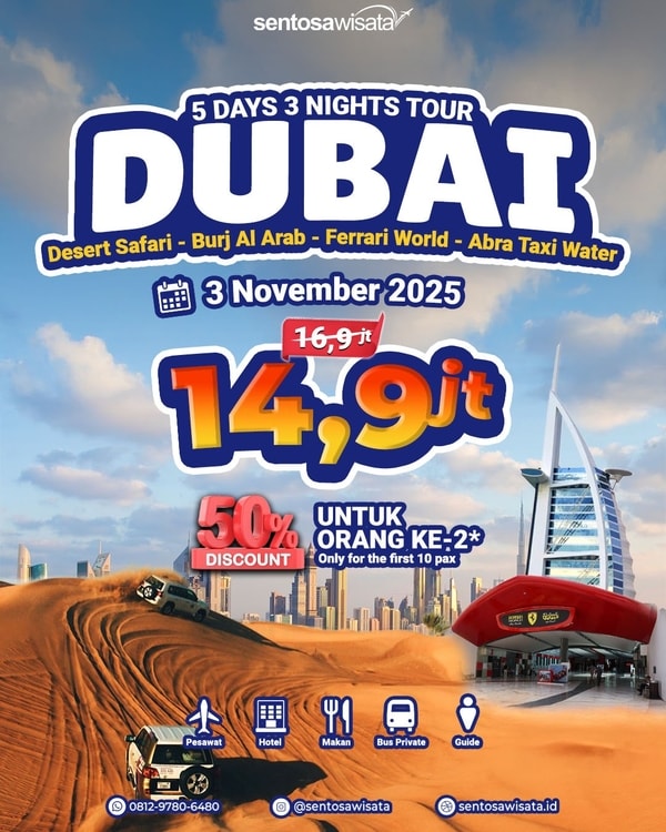 Paket Tour Dubai Murah