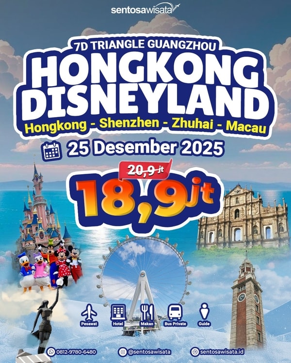 Paket Tour Hongkong Disneyland