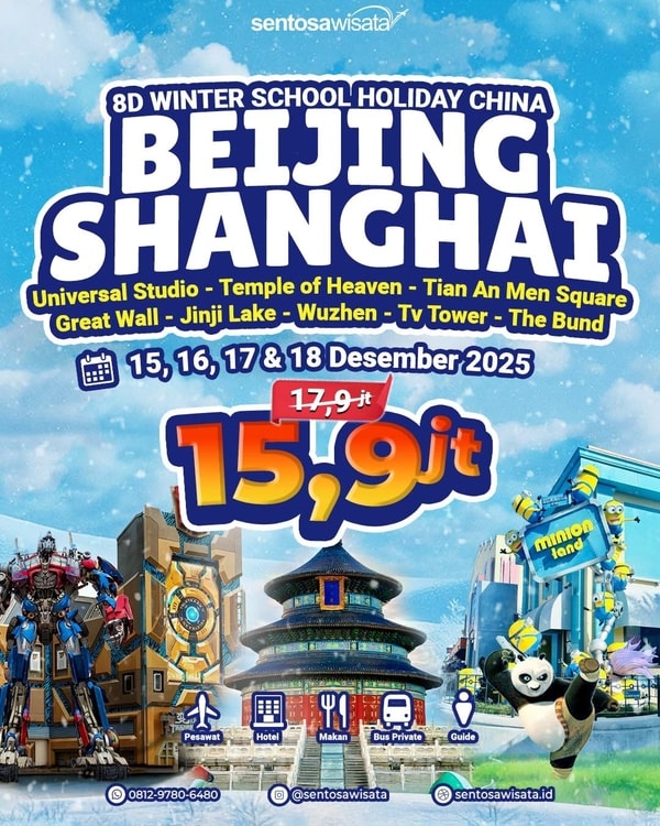 Paket Tour Beijing Universal Studio