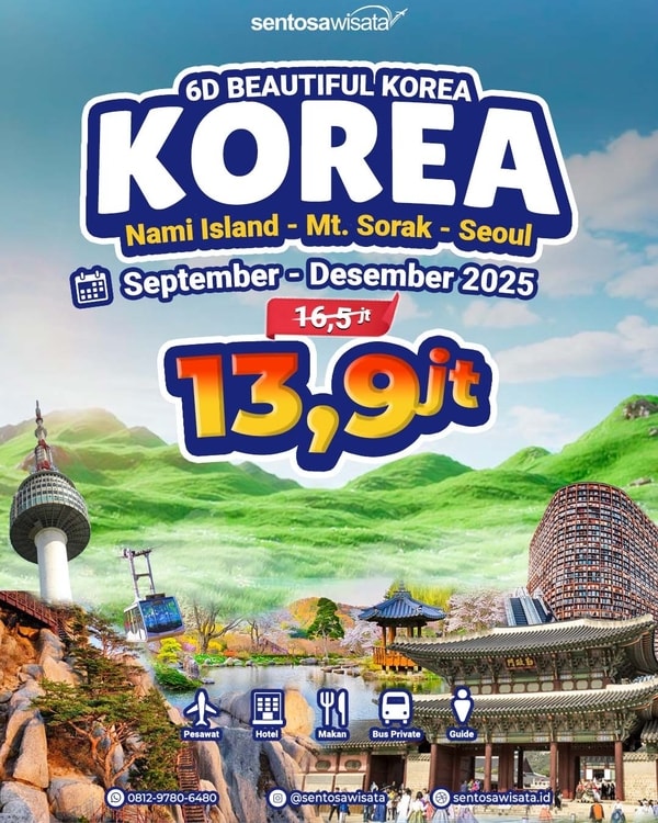 Paket Tour Korea Murah 2025 2026