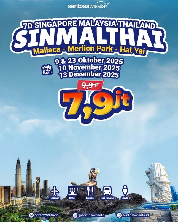 Paket Tour 3 Negara