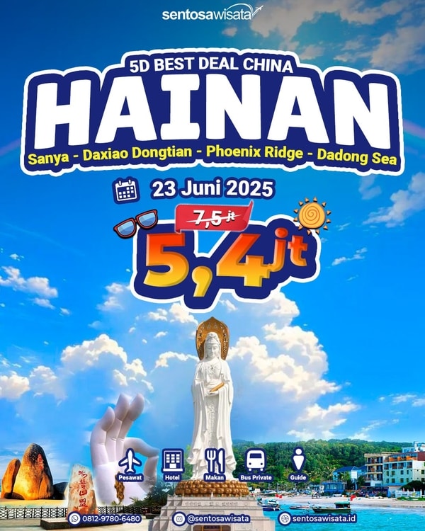 Paket Tour China Hainan