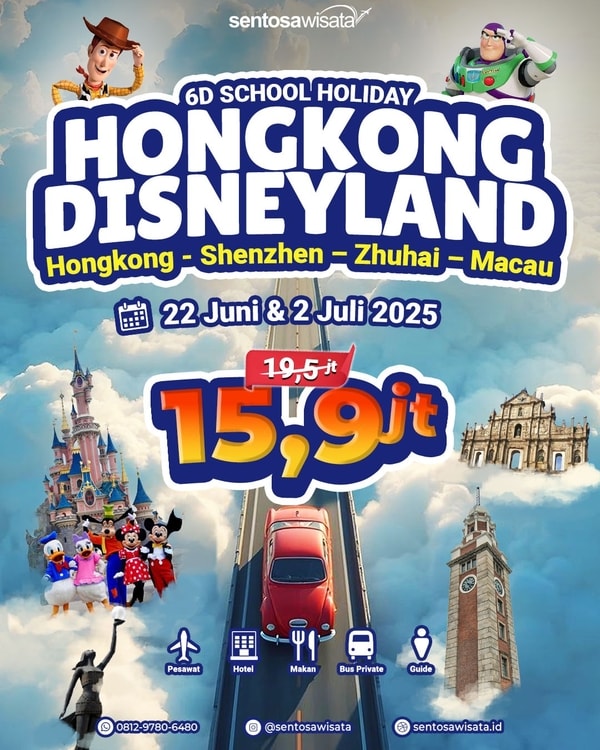 Paket Tour Hongkong Disneyland