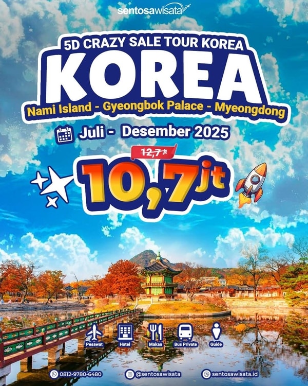 Paket Tour Korea 2025