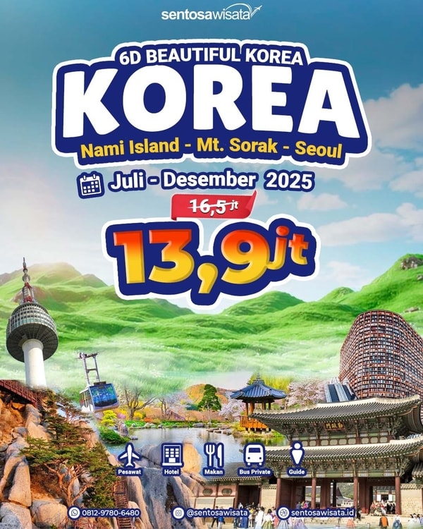 Paket Tour Korea Murah 2025 2026