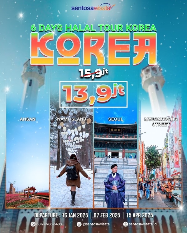 Paket Tour Korea Halal Korea