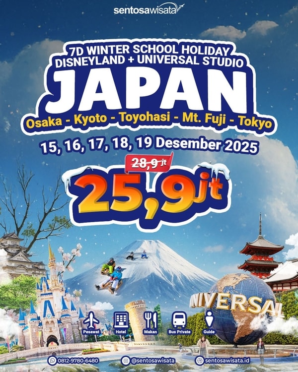 Paket Tour Jepang 2025