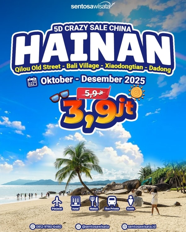 Paket Tour China Hainan