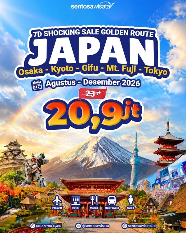 paket tour jepang shirakawago 2026