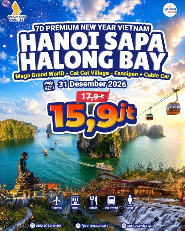 paket tour vietnam tahun baru