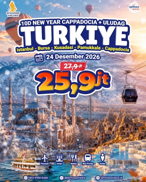 Paket tour turki akhir tahun
