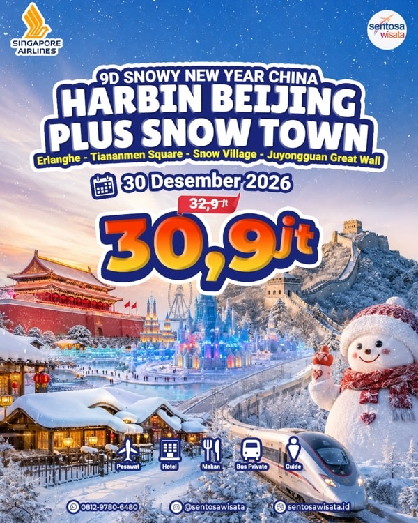 paket tour harbin tahun baru