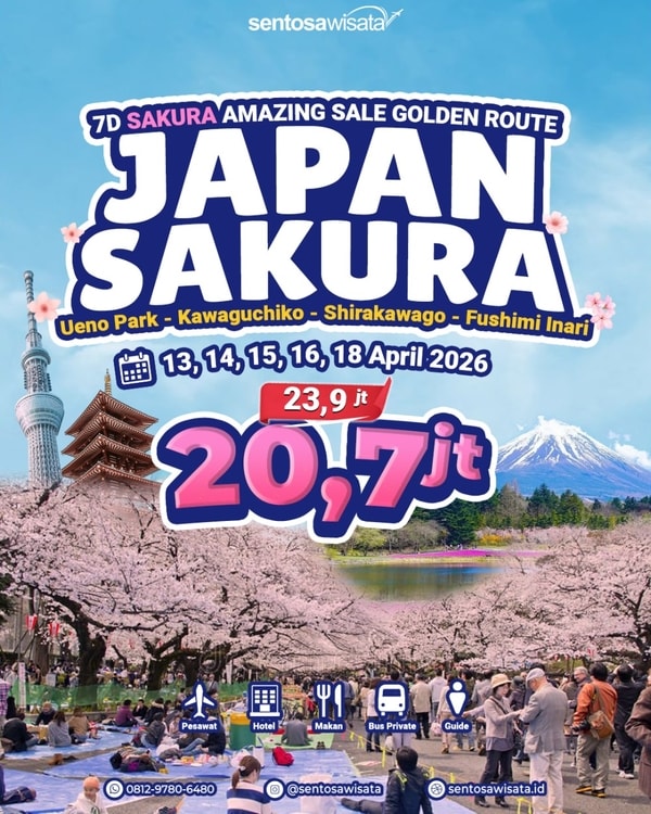 paket tour jepang sakura