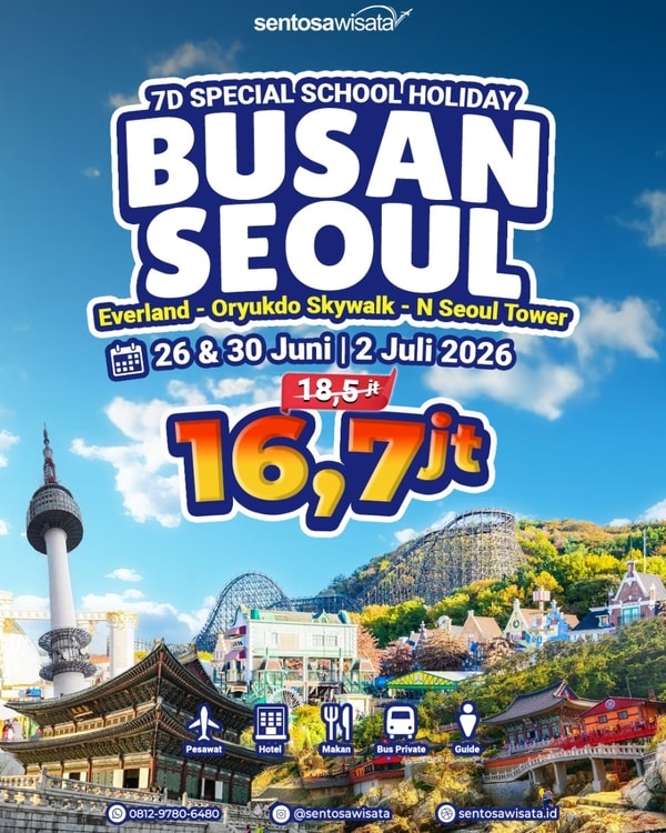 paket tour korea busan libur sekolah