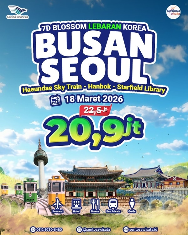Paket tour korea busan lebaran