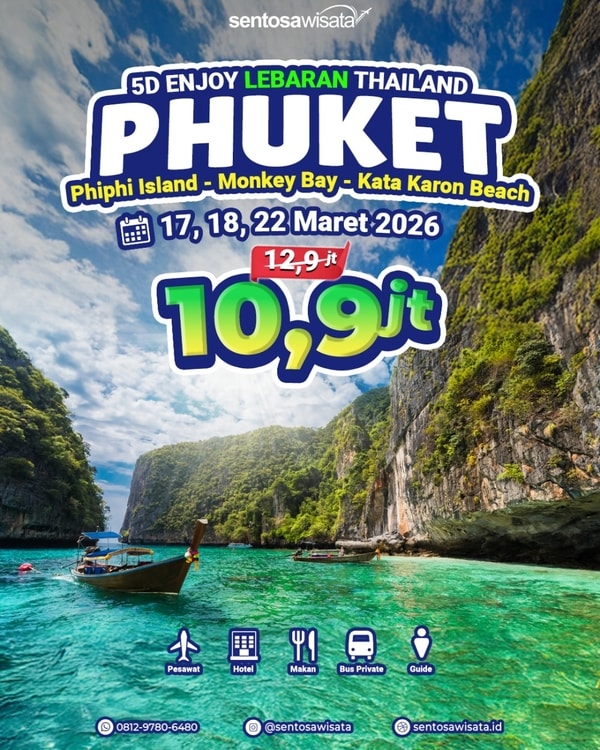 Paket tour thailand lebaran phuket