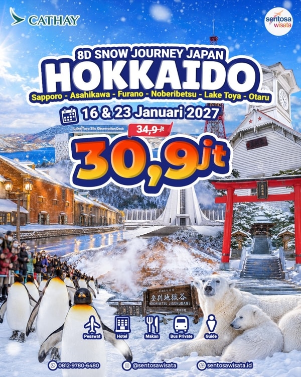 paket tour hokkaido 2027
