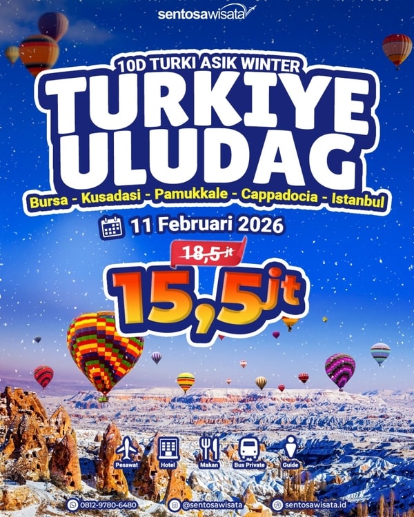 Paket Tour Turki februari
