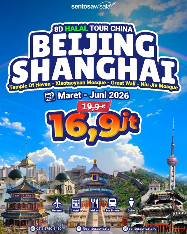 paket tour china halal
