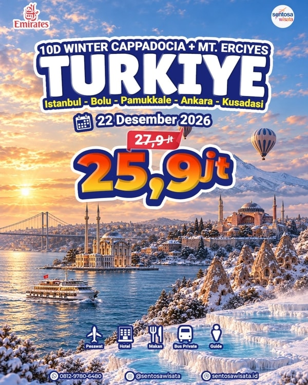 tour turki desember 2026