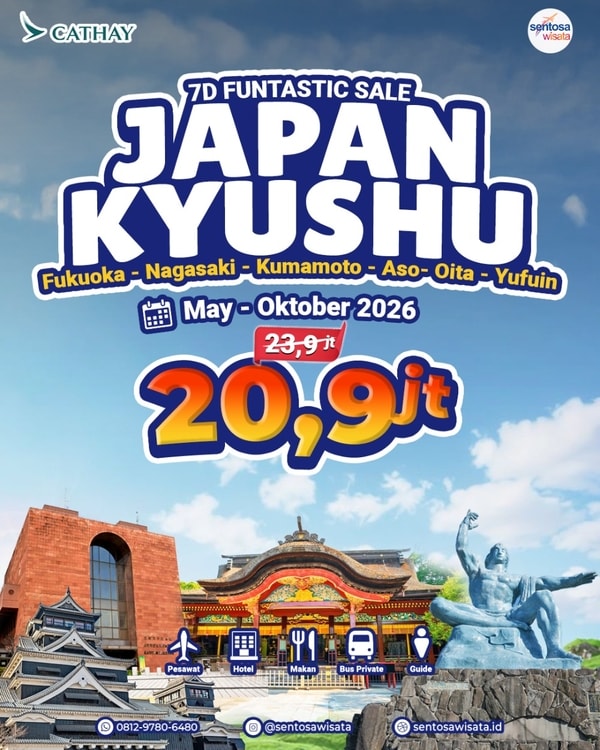 tour jepang kyushu murah
