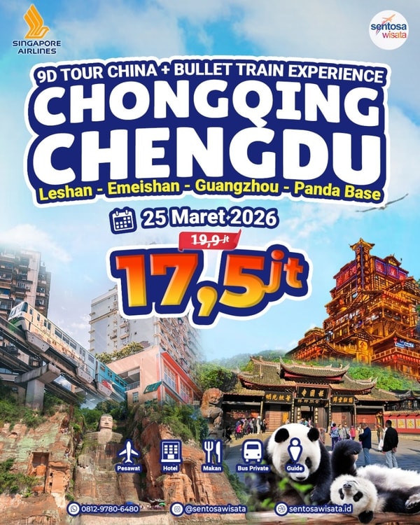 Tour China Chengdu Murah