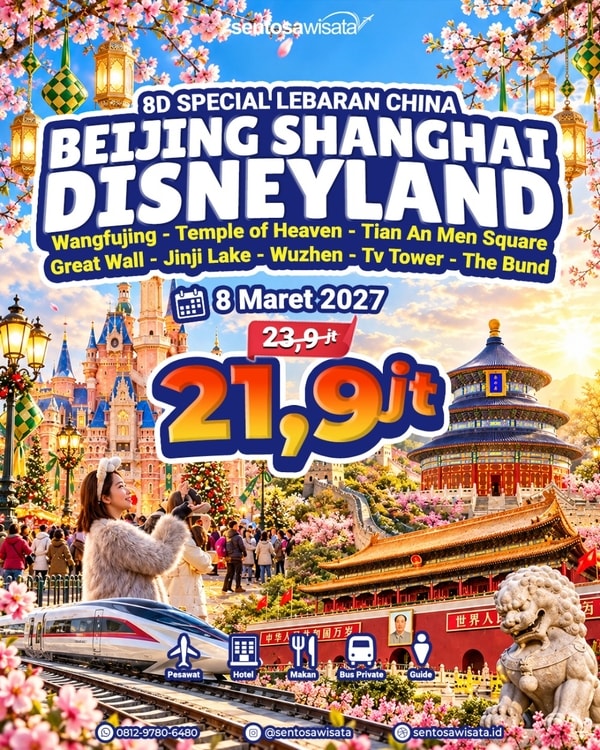paket tour china disneyland lebaran