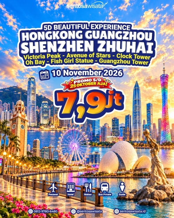 paket tour hongkong promo