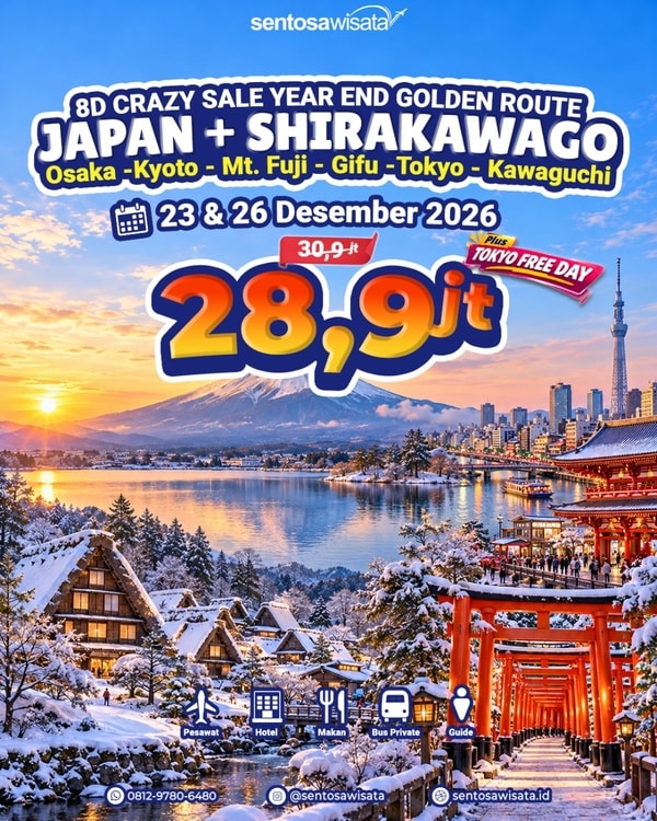 paket tour japan winter