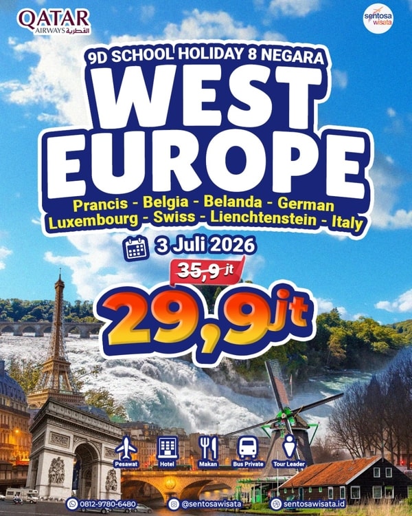 tour eropa libur sekolah