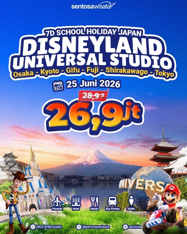 paket tour Jepang libur sekolah