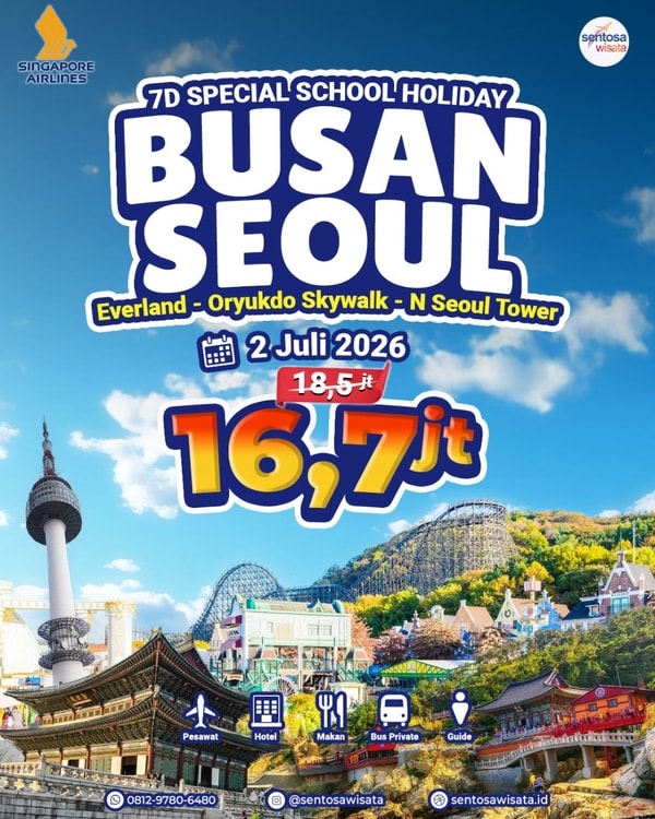 paket tour korea busan libur sekolah