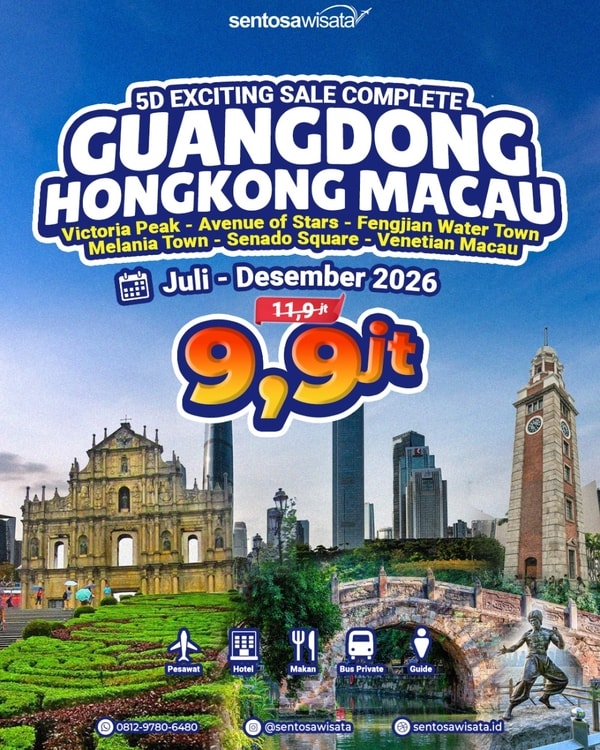 Paket tour hongkong guangzhou
