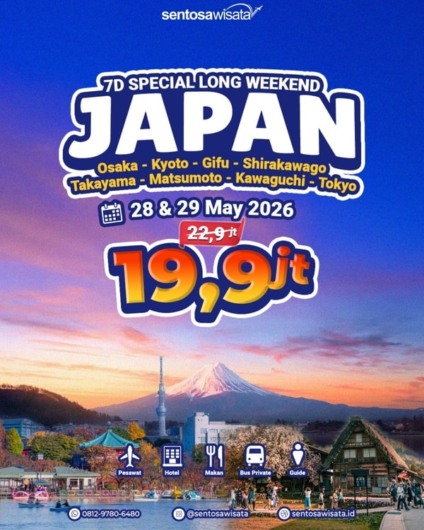 paket tour jepang murah