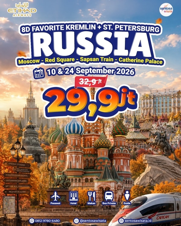 Tour Russia murah