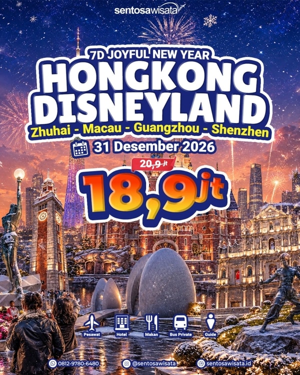 Paket tour hongkong TAHUN BARU