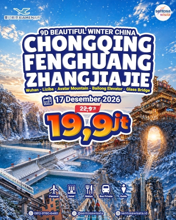 tour china chongqing desember