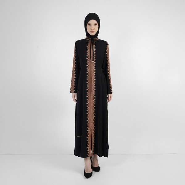 HIKMAT A3751 - Noura Ripple Abaya