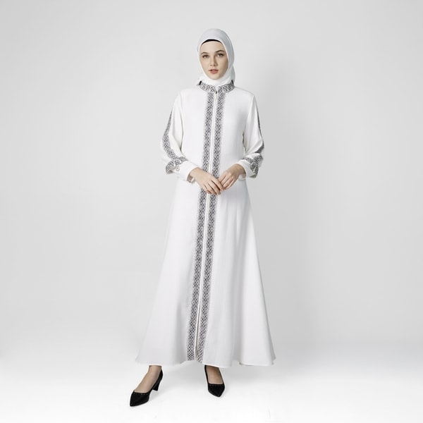 HIKMAT A2282 - Majestic Gleam Abaya