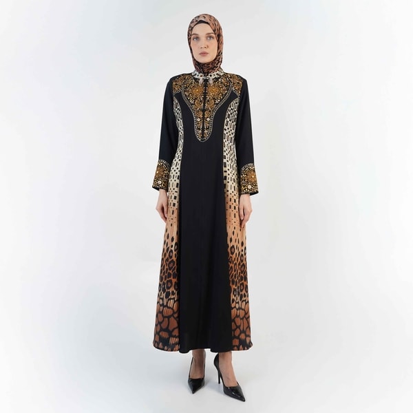 HIKMAT A3842 - Sabbra Growl Abaya