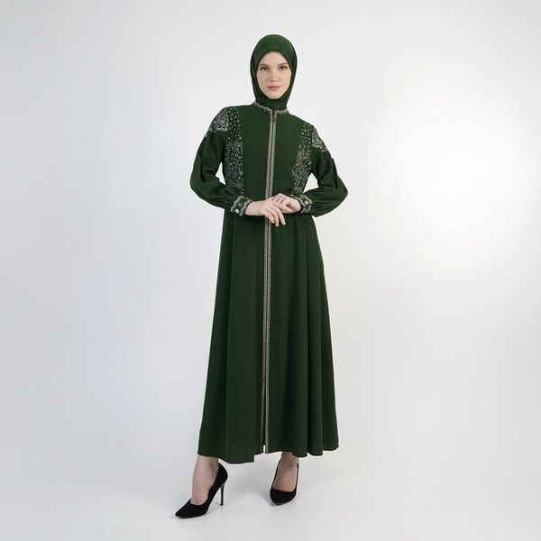 HIKMAT A3868 - Wild Grace Abaya