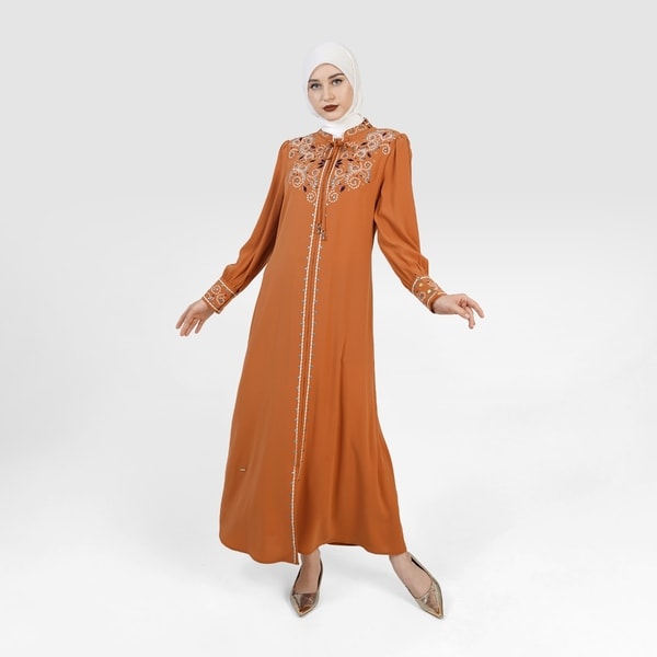 HIKMAT A4587 - Fioreline Vein Abaya