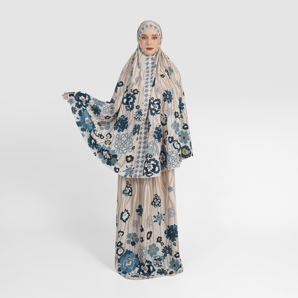 HIKMAT N1432 - Ravana Bloom Mukena