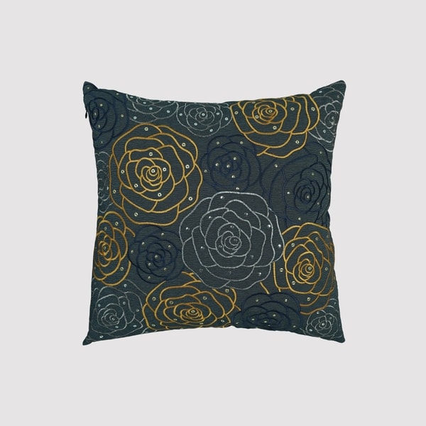 HIKMAT Q202553 - Rosetterace Decorative Pillow