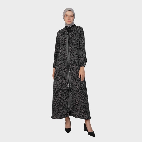 HIKMAT A8840 - Elstone Lattice Abaya