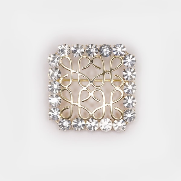 HIKMAT W415 - Ornate Sparkle Brooch