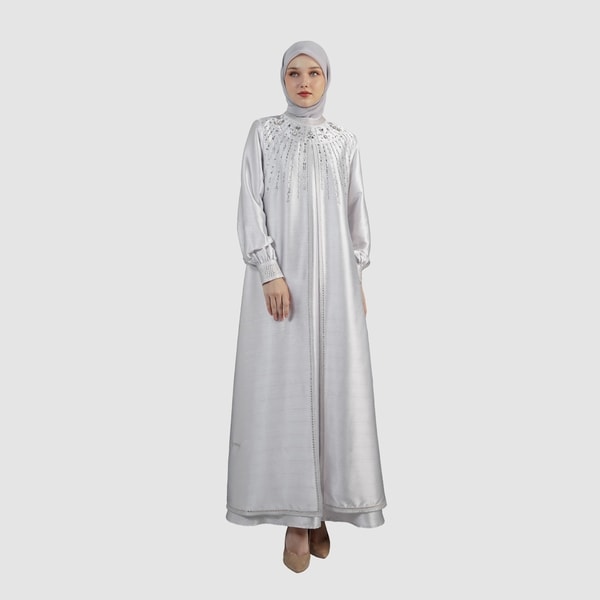 HIKMAT A4436 - Rainfall de Luxe Abaya