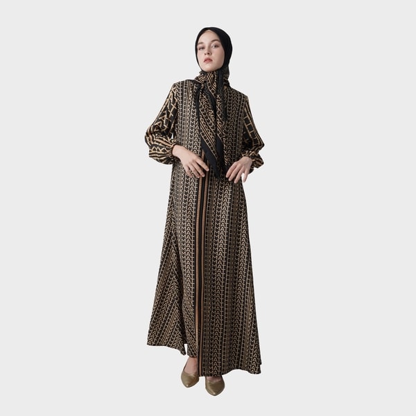 HIKMAT A8847-12 - Letter Luxe Abaya